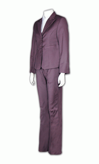 WXF-ST-25 ：供應 女裝修腰西裝制服 女裝西裝 中年女士西服套裝 女性西服套裝 